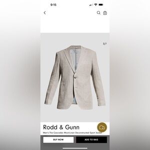 Bad ex-boyfriend fire sale -  Gorgeous Rodd & Gunn blazer